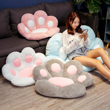 Cat Paw Computer Chair Pillow Chair & Sofa Cushions KittyNook Cat Company
